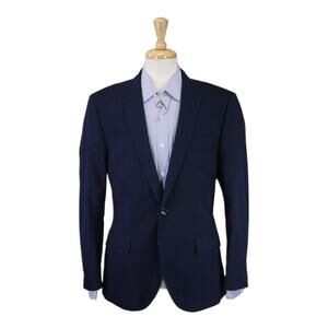 J. Crew Men's Ludlow Japanese Seersucker Cotton Blazer Jacket 40S